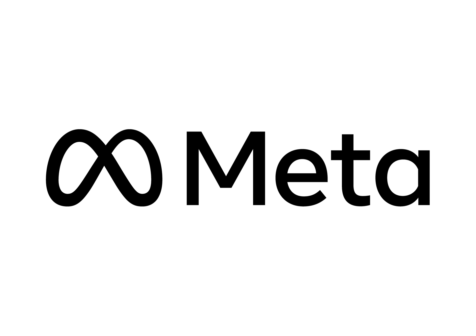 Meta Black Wordmark